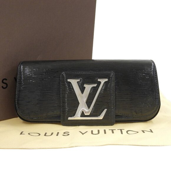 LOUIS VUITTON Black Clutch Bag - Picture 1 of 8